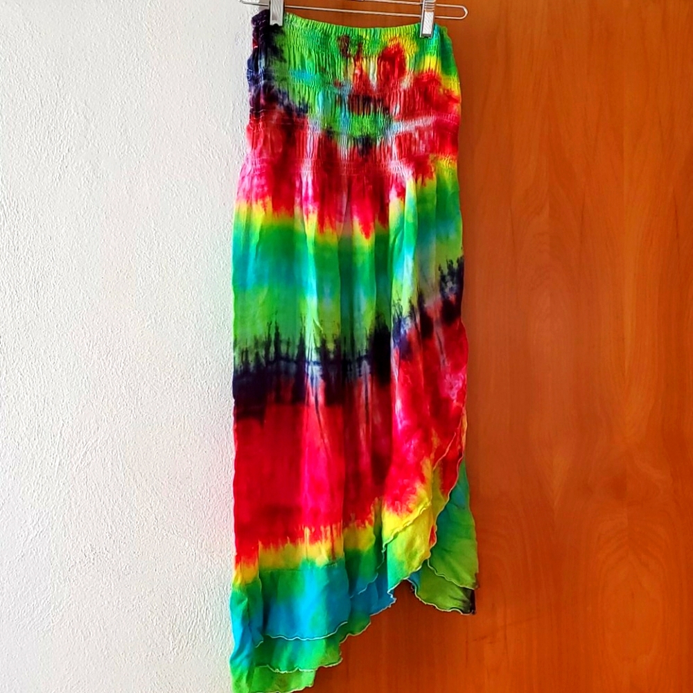 Tie Die Sleeveless Dress
